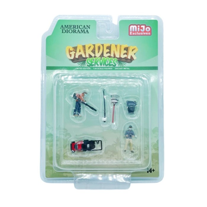 PROMO AMERICAN DIORAMA 1/64 GARDENER SERVICES MIJO EXCLUSIVES TERMURAH
