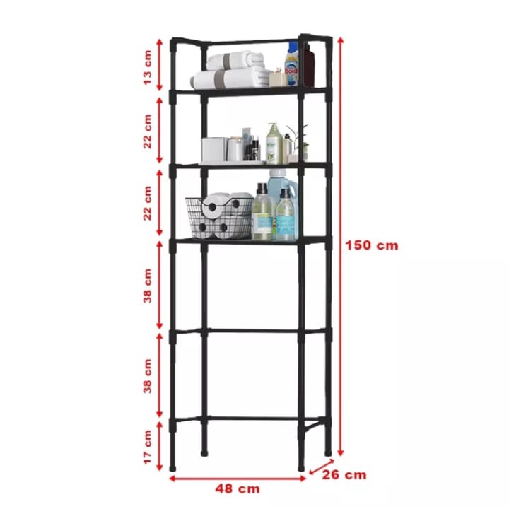Rak Kamar Mandi Terbaik Bagus Hotel Import Best Seller Rak Sabun W6A2 Penyimpanan Peralatan Mandi Te