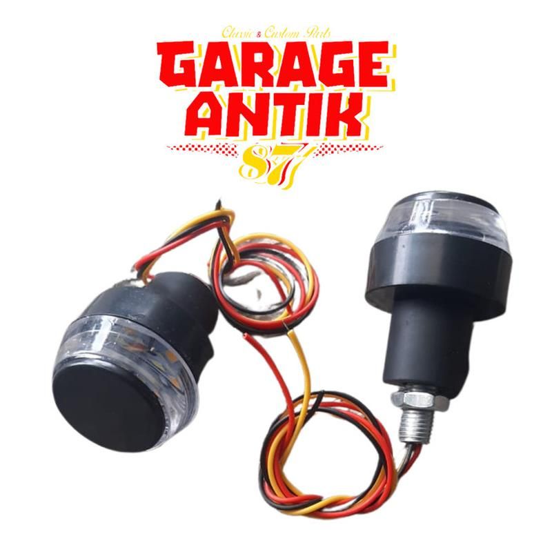 Lampu sein jalu model motor bmw cocok motor custom british inggrisan motor clasik vintage