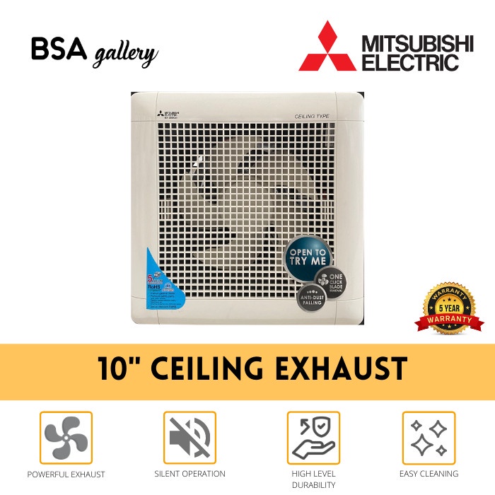 Best Seller Ceiling Exhaust Fan Mitsubishi 10 Inch / Exhaust Fan Plafon