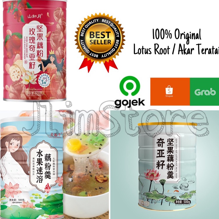 

Bayar Di Tempat OUFEN OU FEN LOTUS ROOT POWDER BUBUK AKAR TERATAI 500gr Makanan Diet Healthy Food Stock Banyak