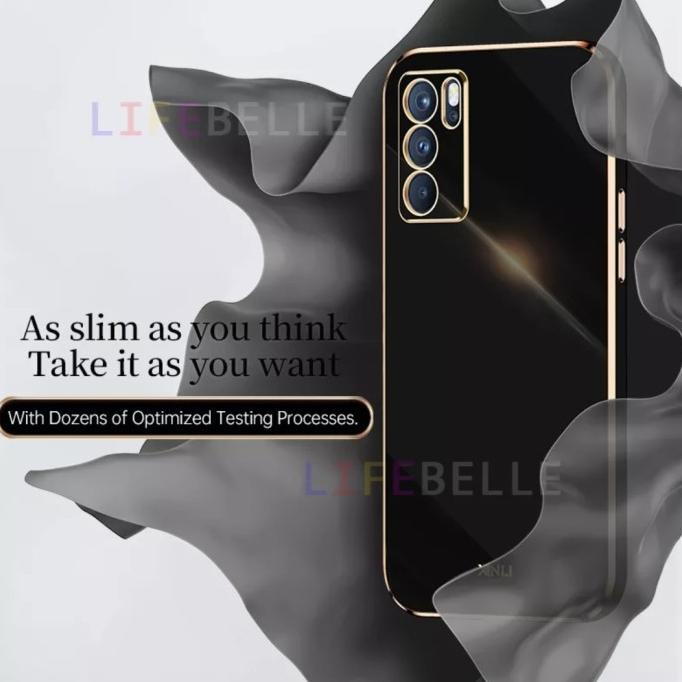 Terbaru Case Oppo Reno 6 4G / Reno 5 Case Silikon Casing Cover Sarung Mewah