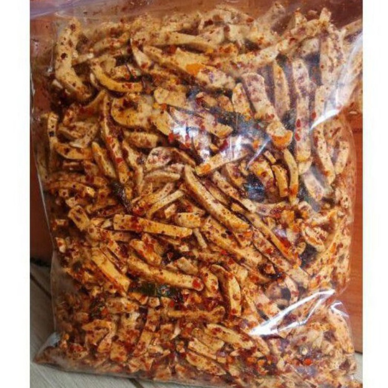 

Model Terkini.. Basreng Baso goreng pedas Super krispi Extra daun jeruk Netto 1000 gram / 1 kg Gratis ongkir V7K