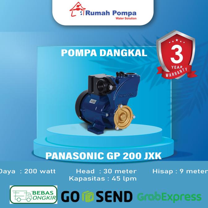TERBARU Mesin Pompa Air Panasonic GP 200 JXK