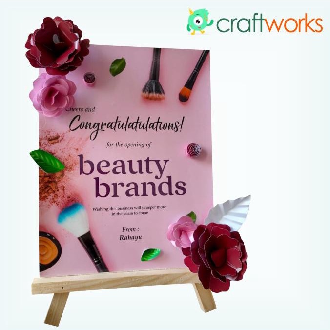 

Promo Papan Bunga Mini - Flower Paper Board Custom
