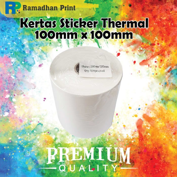 

Best Seller Kertas Sticker Thermal 100Mm X 100Mm, Label Barcode Dire Piylge 8388Jk