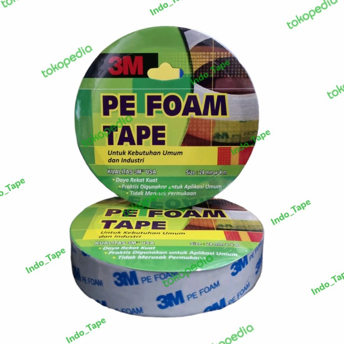 

Best Seller Double Tape Pe Foam 3M / Double Tape Busa 24Mm X 4Mtr 3M Original