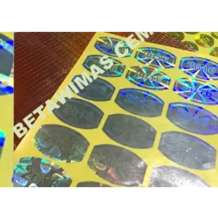 

Best Seller Custom Hologram Sticker Pink Original