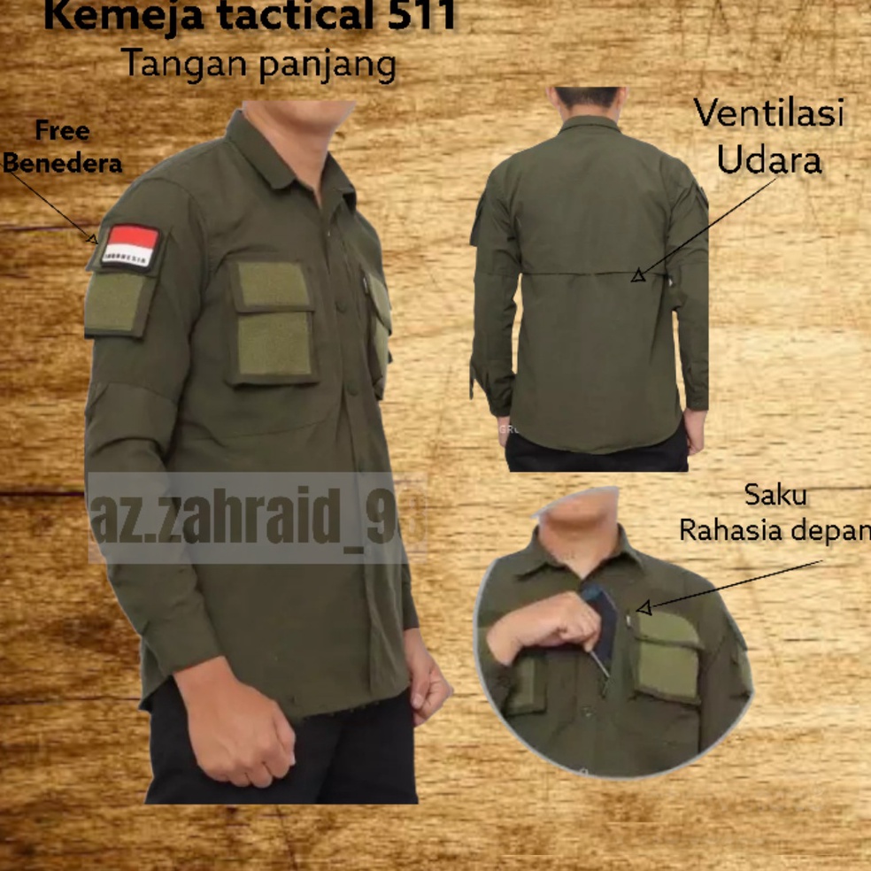 Star 12.12 Kemeja lapangan pdl 511 | FREE BENDERA | kemeja | kemeja tactical | kemeja pria | kemeja 