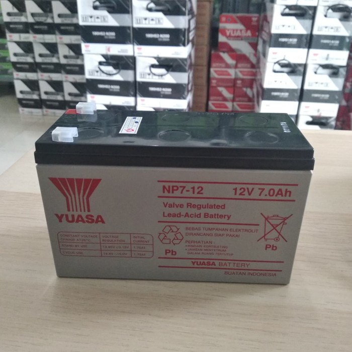Ready AKI KERING LEAD ACID BATTERY NP7-12 12V 7AH AKI UPS YUASA NP7-12