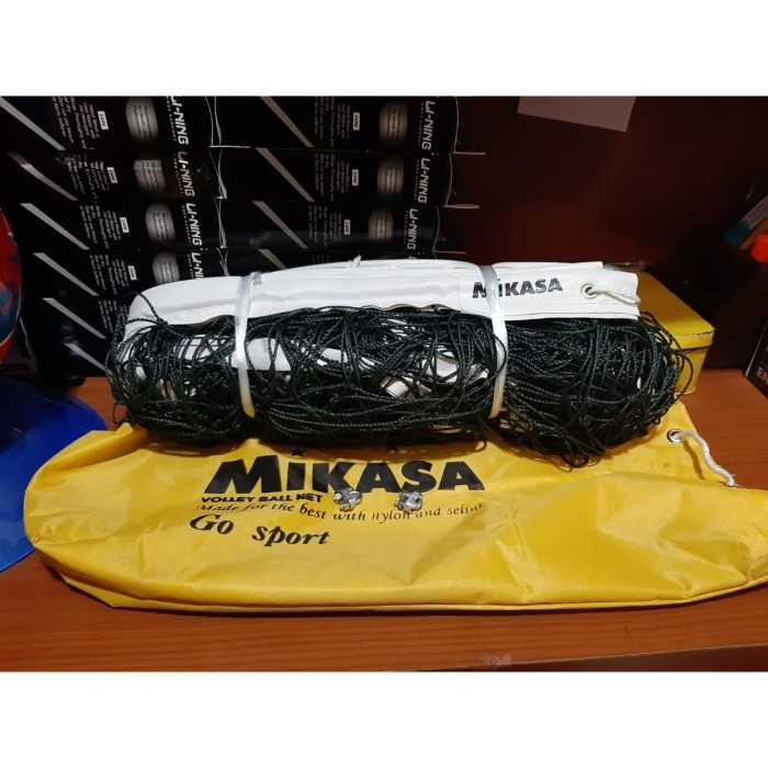 Terlaris Net Voli Mikasa Double Ring Baja / Net Voli Bagus / Net Voli Mikasa
