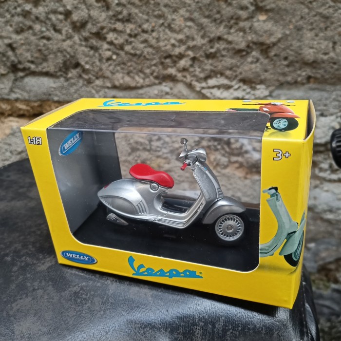 HOT SALE DIECAST DIE CAST MINIATUR MOTOR VESPA MATIC MODERN 946 SKALA 1/18 HAA TERMURAH