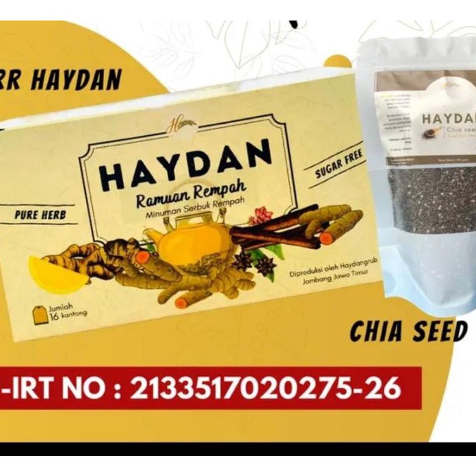 

✓ HAYDAN RR + CHIA SEED