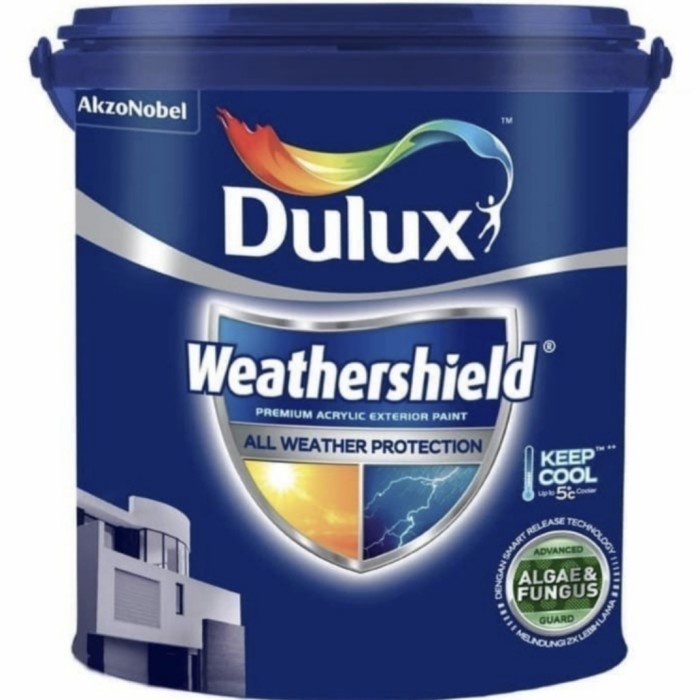 Terlaris Dulux Weathershield Brilliant White 20 Liter Kg Khusus Kargo Cargo