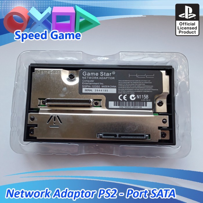 NEW SERIES NETWORK ADAPTOR ADAPTER NA PS2 SATA ORIGINAL