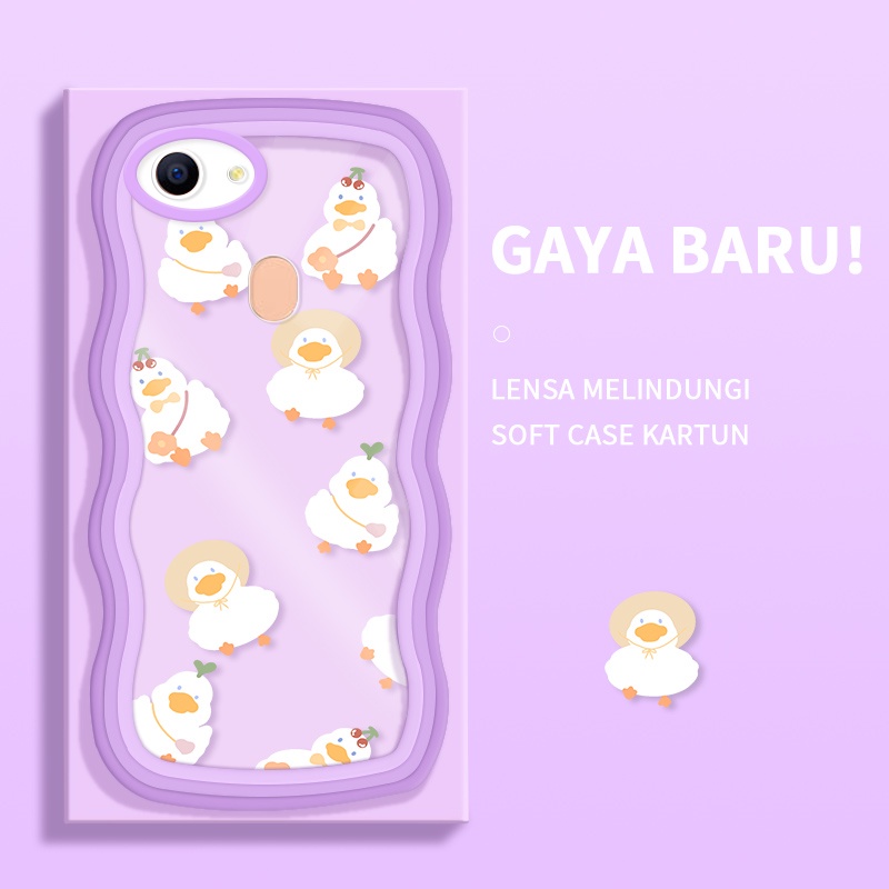 Casing Ponsel untuk OPPO F5 F7 F9 Reno3 4 5 5G 4F 4LITE 5K Reno2 Z Case Kartun Lucu Beruntung Berwar