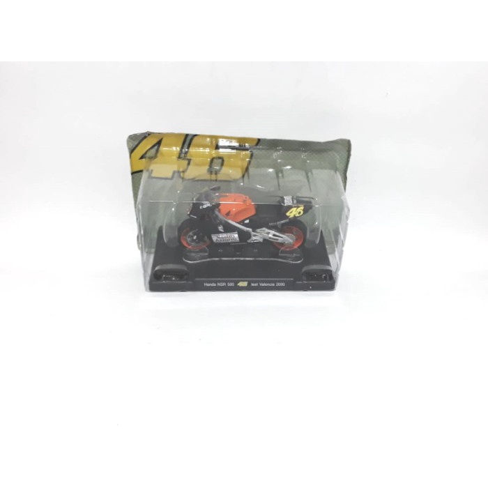 FLASH SALE LEO MODELS 1/18 HONDA NSR 500 46 TEST VALENCIA 2000 ROSSI #46 TERLARIS