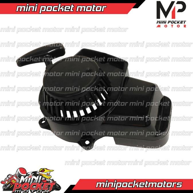 DISKON SPESIAL SAYANG ANAK PULLY STARTER / TARIKAN PLASTIK HITAM MOTOR MINI GP&TRAIL TERBARU