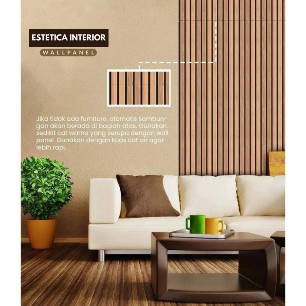 Sale Wallpanel Wpc Wood Panel Kisi Kisi Kayu Panjang 2.90 Meter Harga Per Lembar Update 2023
