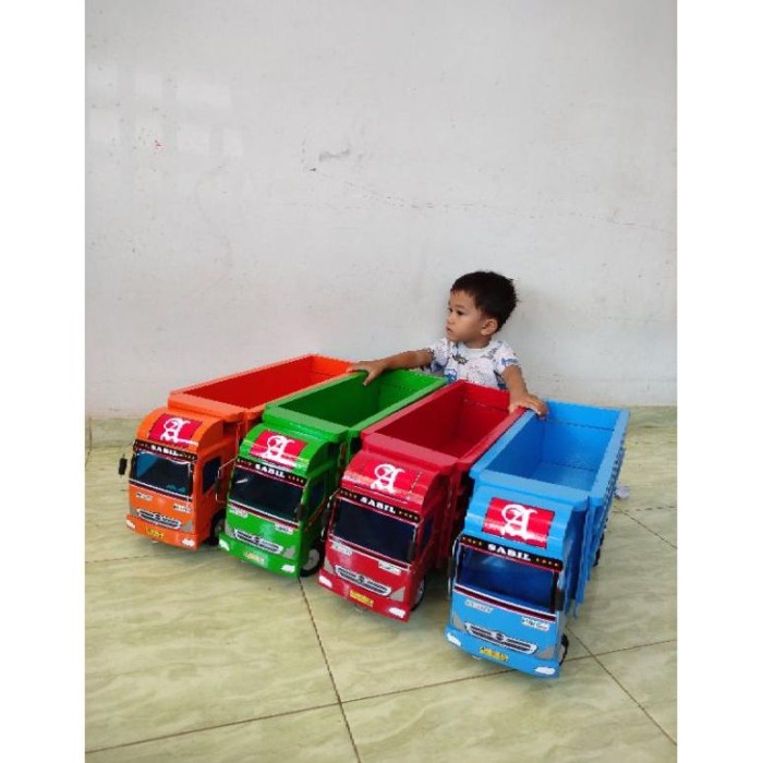 DISKON SPESIAL MOBILAN MINIATUR TRUK TRONTON OLENG KAYU BESAR TRUCK OLENG TRONTON TERLARIS