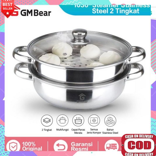 Panci Set Isi 5 Pcs Anti Lengket Promo 3 In 1 Stainless Tebal Murah Perlengkapan Dapur Aesthetic Uni