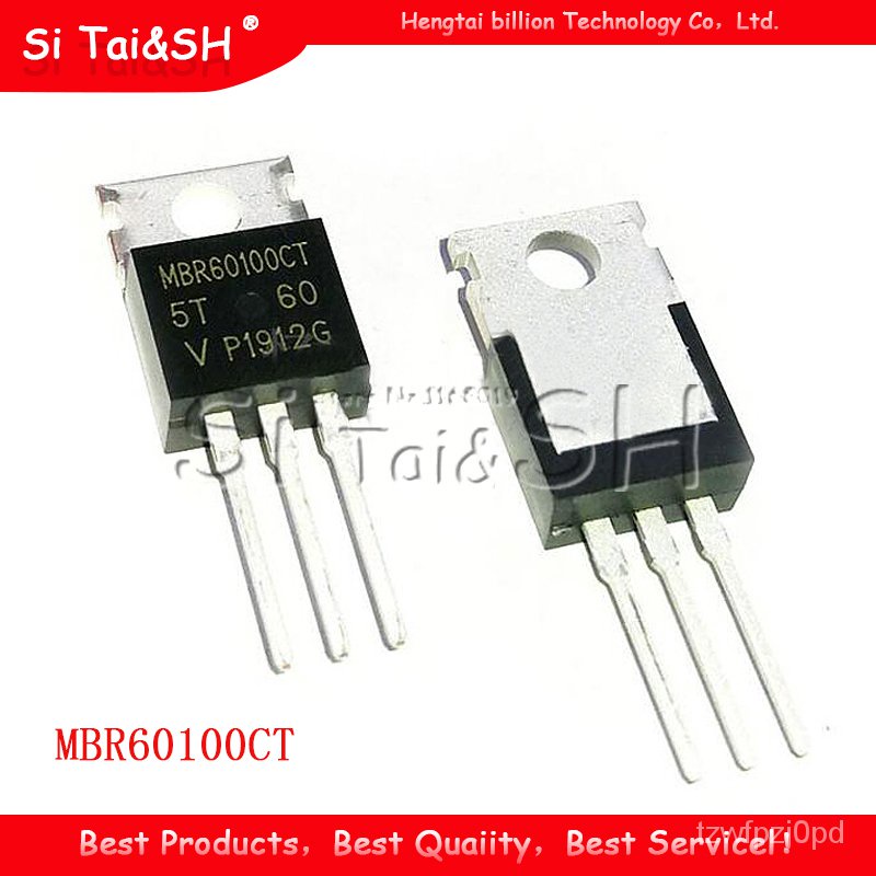✅&5pcs MBR60100CT TO220 MBR60100TO-220 60100CT V60100C Schottky diode 60A 100V original