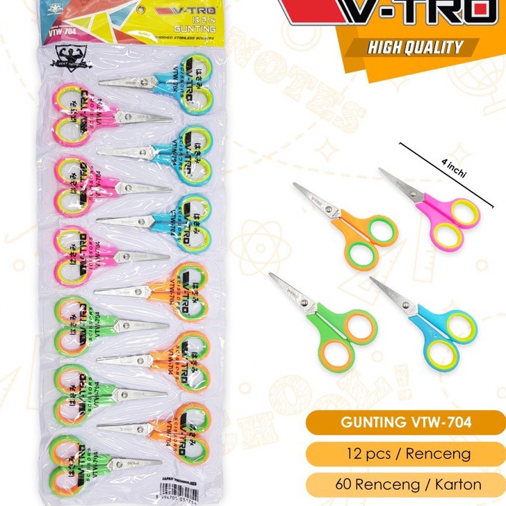 

YNXT8077 ✔✔SALE✔✔ (Harga 1 RENTENG KECIL = 12pcs ) gunting KECIL warna, pemotong, alat potong, gunting warna
