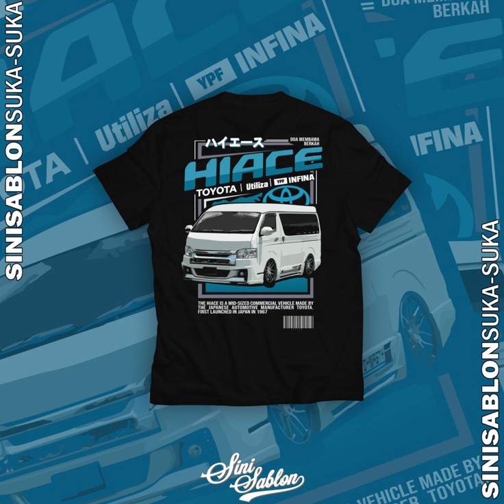 ➛➙❅⋆ ◙KAOS HIACE TOYOTA Terbaru