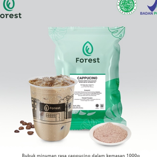 

Seller CAPPUCCINO Bubuk Minuman Powder - FOREST Bubble Drink Murah