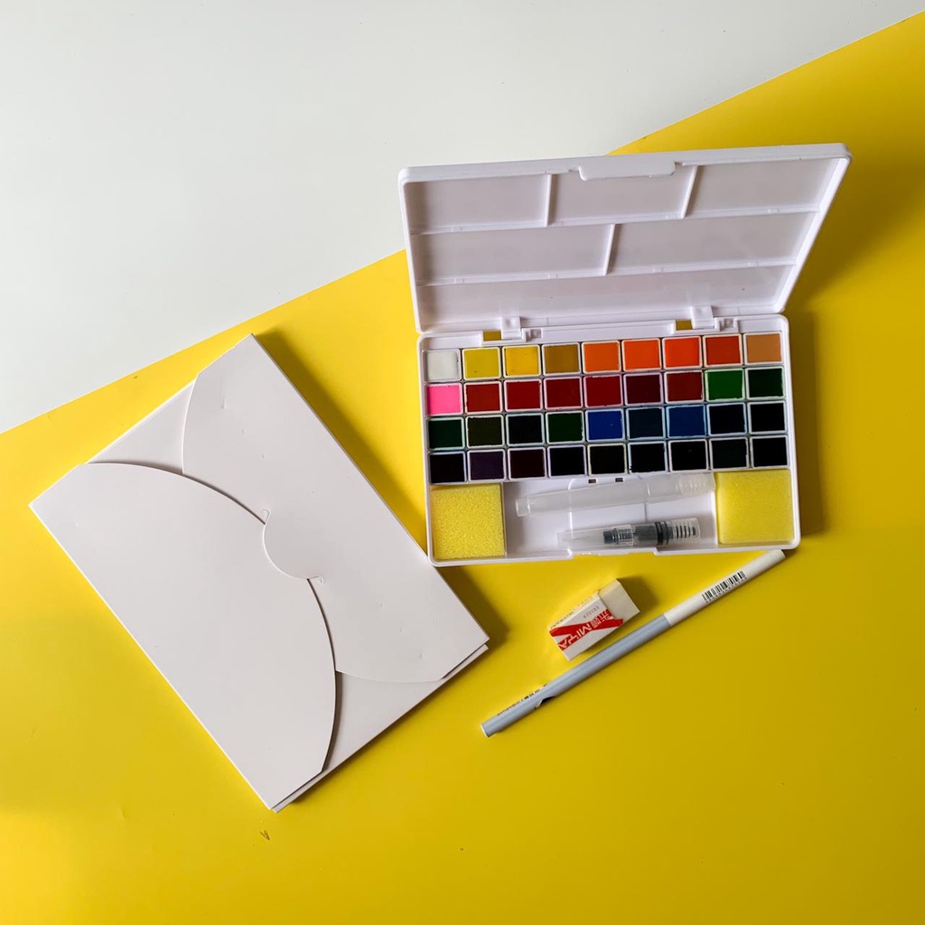 

Y7B MIYA WATERCOLOR SOLID SET 36 COLORS - MIYA HIMI TFQ