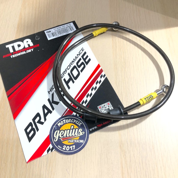 Selang Rem Tdr 100 Cm Hitam Karbon (Black Carbon) Original Kode Br05