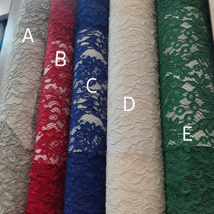 Terlaris Brokat Katun/Brokat Katun Termurah/Brokat Katun Meteran Bahan Kebaya