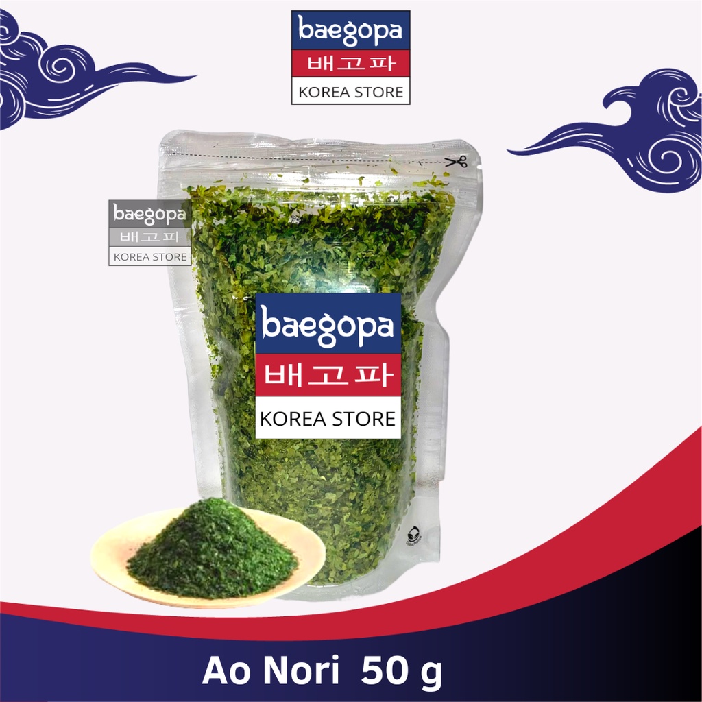 

AONORI Bubuk Nori 50 g │Ao Nori Powder Import Taburan Takoyaki │ Seaweed Powder Mentai..