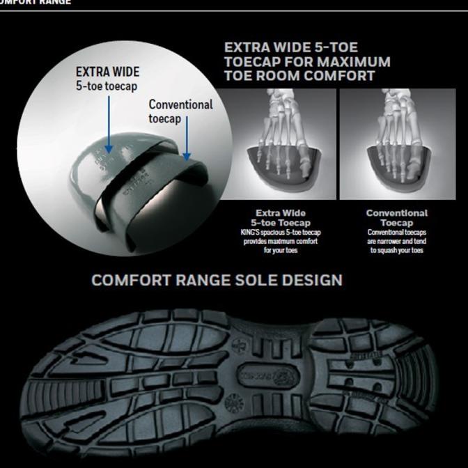Sepatu Safety Kings Safety Shoes Original KWD901