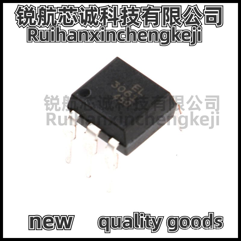 ✅&Original Authentic Direct plug EL3061 DIP-6 Three Poles and SCR Output photocoupler chip