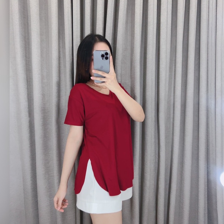 trxGg5G0 Kaos Vneck Oversize 753  | Kaos wanita jumbo Grosir@30