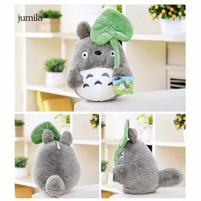 Promo Boneka Totoro Daun . Boneka Kucing Bergaransi