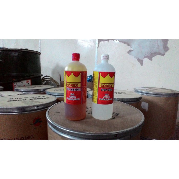 Lem Epoxy 2 Komponen Conex 1 Set Isi 2Kg