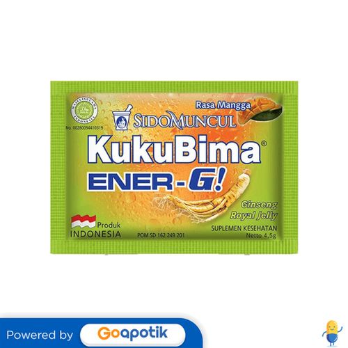 

KUKUBIMA ENER-G MANGGA 4.5 GRAM SACHET