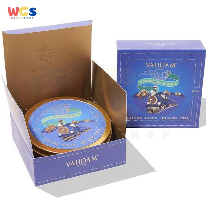 

Vahdam Teas Darjeeling Summer Loose Leaf Pure Bla Tea Tin 50gr
