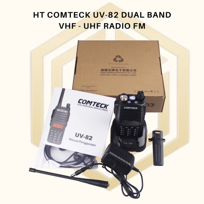 PROMO HT Comteck UV-82 Dual Band VHF - UHF Radio FM