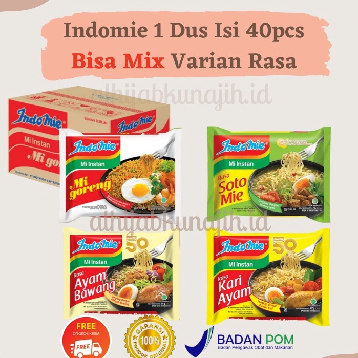 

TQYF1149 Jangan Sampai Kehabisan!!! INDOMIE MIE INSTAN 1 DUS ( 40pcs )
