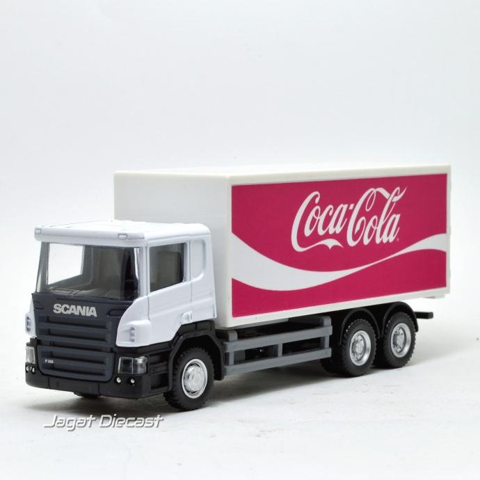 Uni Car Truck Custom Series Scania Container Coca Cola Jagat Diecast