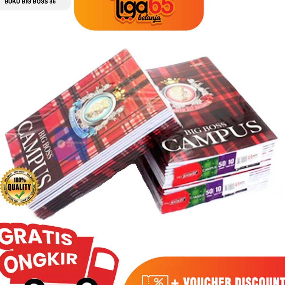 

♜ LXX 9359 365 Buku Big Boss 36 (10PCS/PAK) CAMPUS ukuran BOXY ✔️ Ø