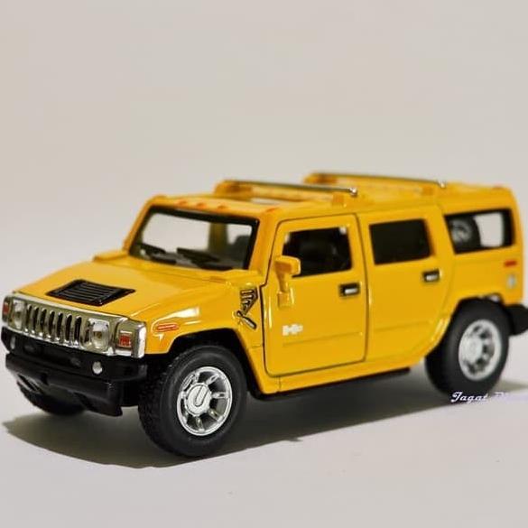 Kinsmart 2008 Hummer H2 SUV Yellow