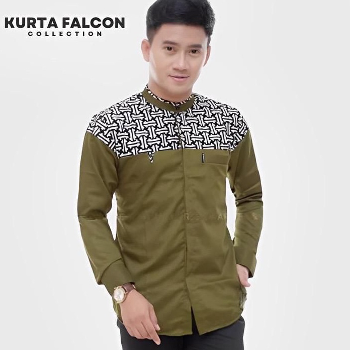 ღSegera Dapatkanღ Baju Koko Dewasa Motif Falcon Army
