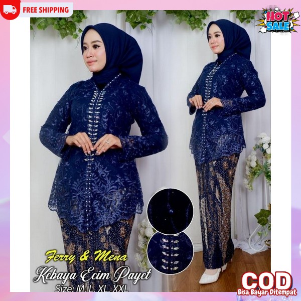 Kwbaya Wisuda Kekinian Bsju Engagement Premium Kebaua Brukat Termurah Pakaian Jawa Wanita Baju Adat 