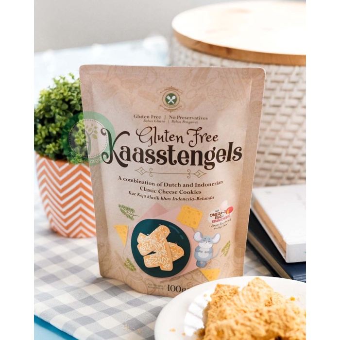 

Termurah Gluten Free Kaasstengels - Classic Cheese Cookies 100Gr