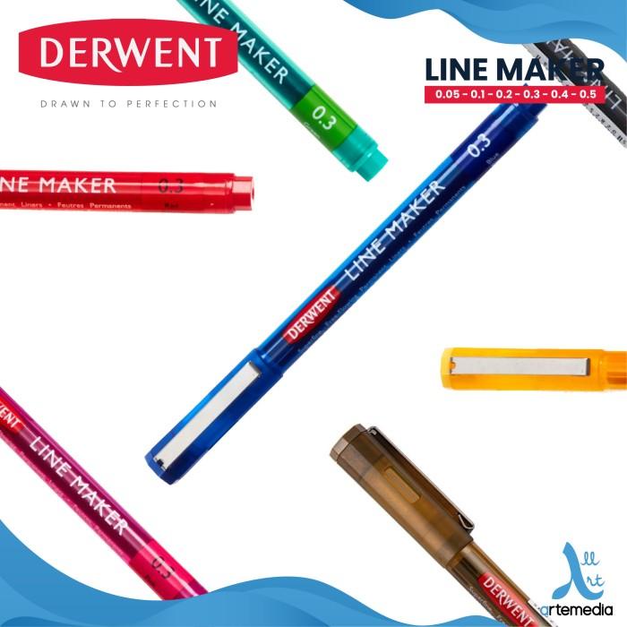 

Drawing Pen Derwent Line Maker Pena Gambar Satuan Best Seller