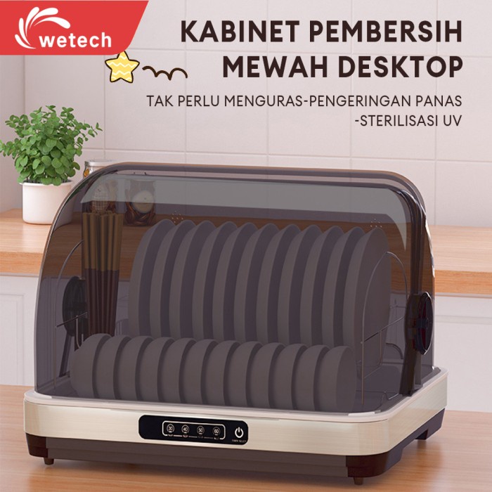 Terlaris 42L Uv Dish Sterilizer Dish Dryer Uv Sterilizer Alat Makan Multifungsi